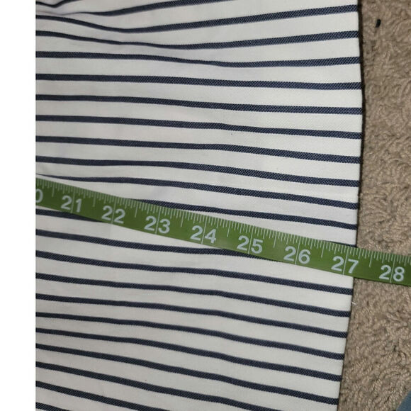 CAbi Ticking Stripe Bell-sleeve Blazer in Black/White, sz 4 - Picture 9 of 14